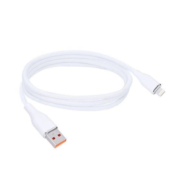 Solight lightning kabel, USB 2.0 A konektor - Lightning konektor, silikon, 2m