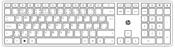 HP Wired 320K keyboard (česko-slovensky) klávesnice