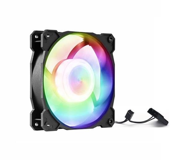 1stCOOL ventilátor STATIC RGB 12CM FAN, 120x25mm (3+4 pin, ARGB)