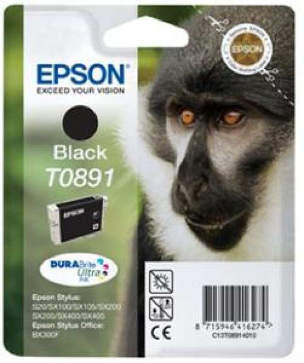 Náplň EPSON C13T08914011 černá (5,8 ml)
