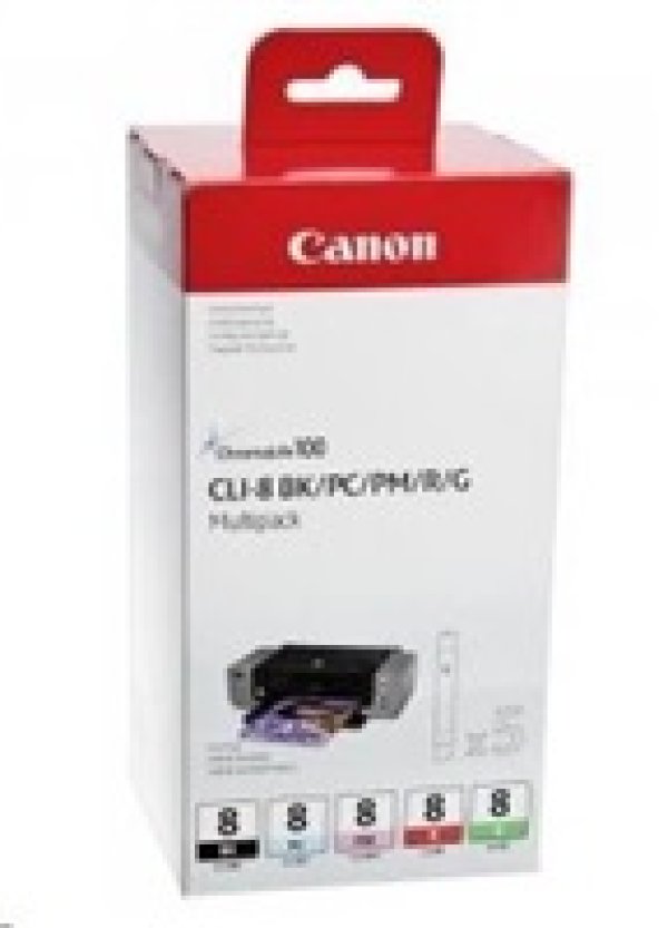 Náplň CANON CLI-8 BK/PC/PM/R/G