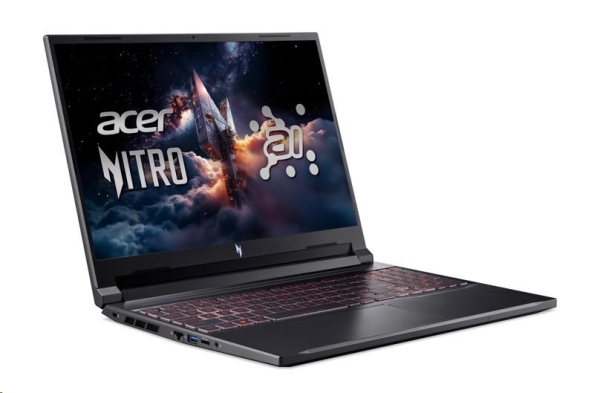 ACER NTB Nitro V 16 AI (ANV16-42-R45Q),R5 AI 240,16"WUXGA,16GB,1TB SSD,RTX 4050,W11H,Black