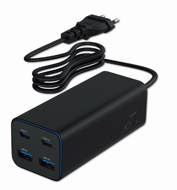 Gembird 100W adaptér 2xUSB-C, 2xUSB-A?v=1750248006