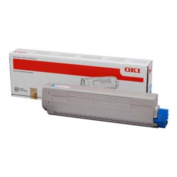 Toner OKI 44844507 azurový (10 000 stran)