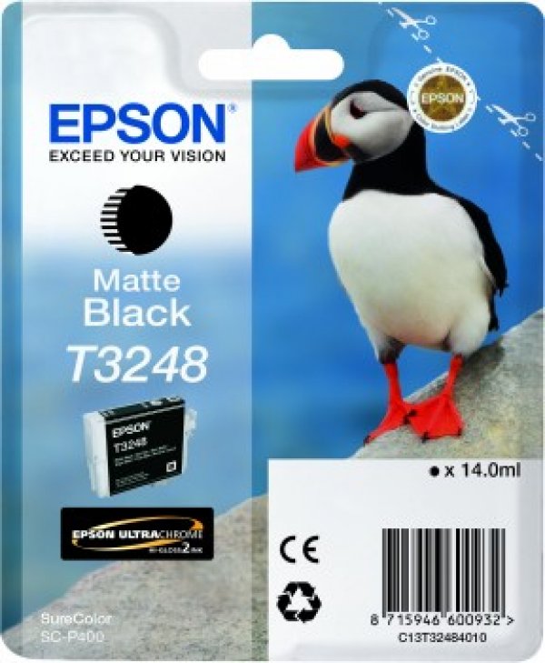 Náplň EPSON C13T32484010 černá (14 ml)