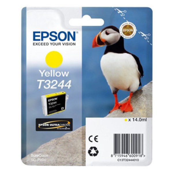 Náplň EPSON C13T32444010 žlutá (14 ml)