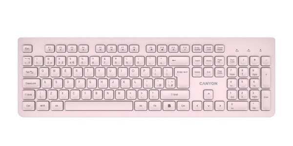CANYON keyboard HKB-W01 CS AAA Wireless Beige