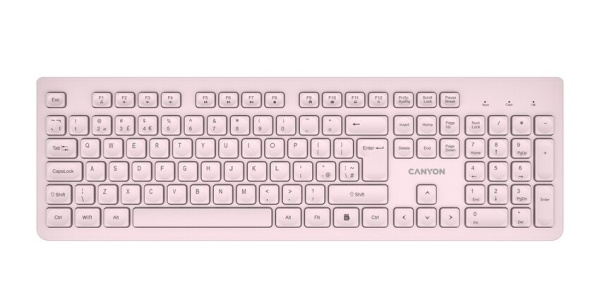 CANYON keyboard HKB-W01 CS AAA Wireless Beige