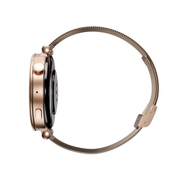 Garett Smartwatch Rose Gold Mesh steel