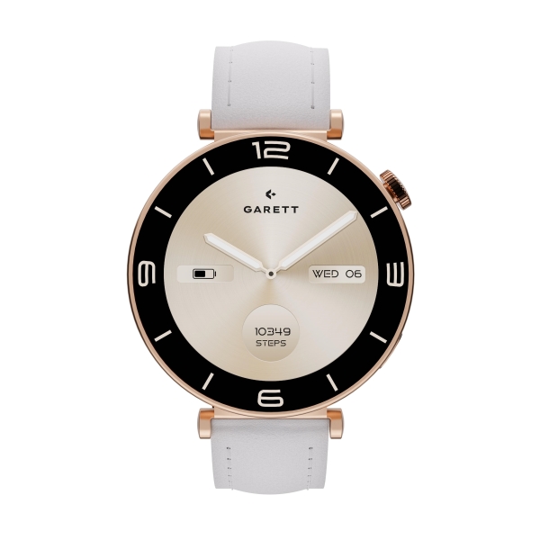 Garett Smartwatch Rose Gold Mesh steel