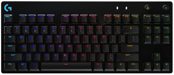 Logitech G PRO X TKL LIGHTSPEED Gaming Keyboard - BLACK - US INT'L - 2.4GHZ/BT - TACTILE