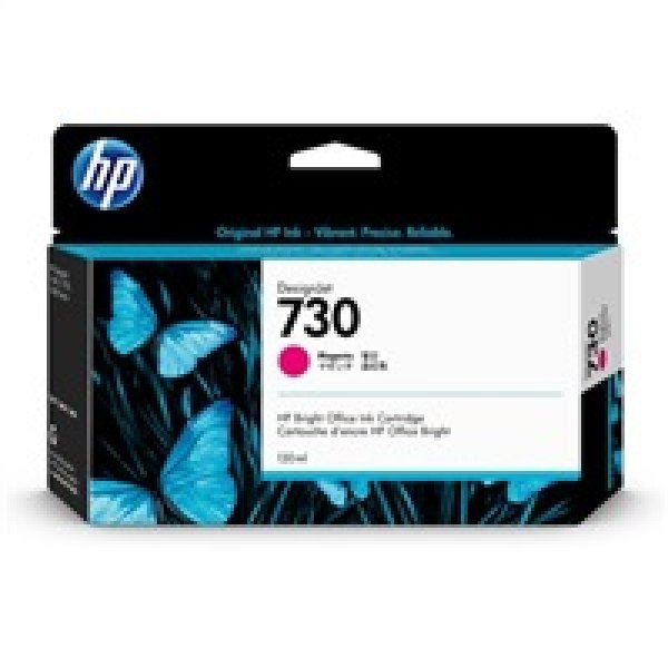 Náplň HP 730, P2V63A purpurová (130 ml)