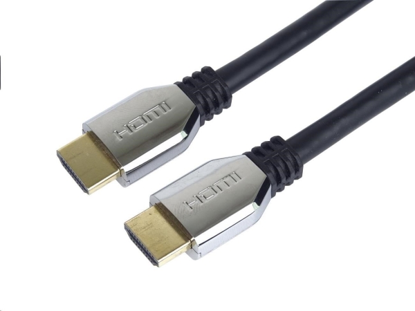 PREMIUMCORD Kabel HDMI 2.1 High Speed + Ethernet kabel (Zinc Alloy krytky, zlacené konektory) 0.5m