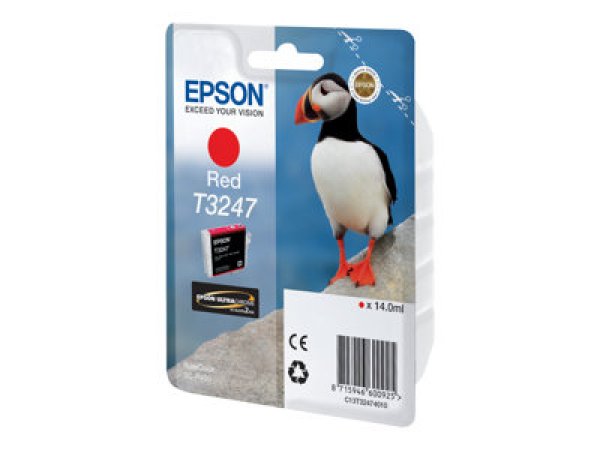 Náplň EPSON C13T32474010 červená (14 ml)