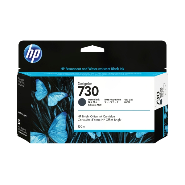Náplň HP 730, P2V65A matně černá (130 ml)