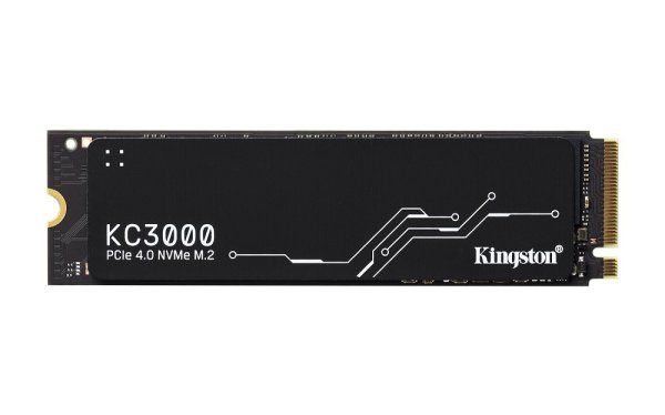 KINGSTON KC3000 SSD NVMe M.2 1TB PCIe (čtení max. 7000MB/s, zápis max. 6000MB/s)