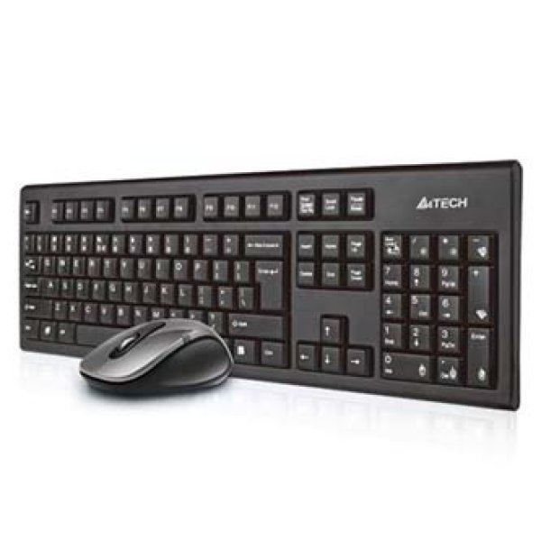 A4Tech 7100N, sada klávesnice s bezdrátovou optickou myší, AAA, CZ, klasická, 2.4 [Ghz], bezdrátová, černá?v=1746043203