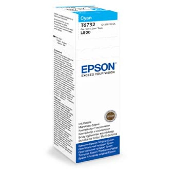 Náplň EPSON C13T67324A azurová (70 ml)