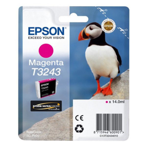 Náplň EPSON C13T32434010 purpurová (14 ml)