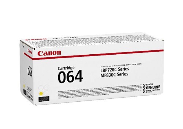 Toner CANON CRG 064Y, 4931C001 žlutý (5 000 stran)