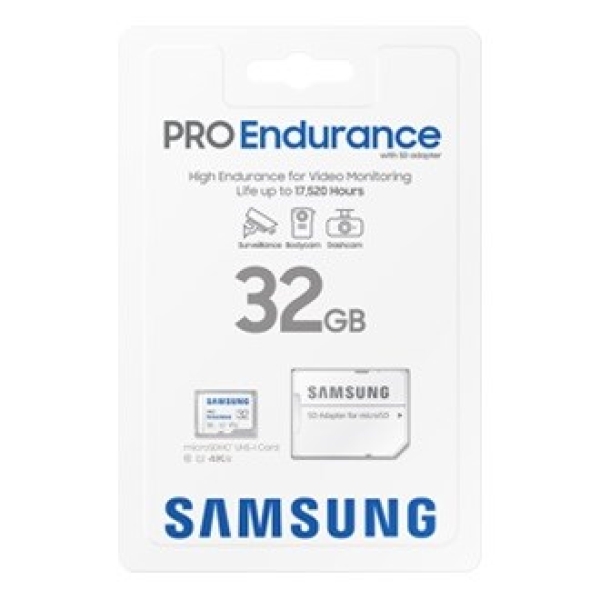 Samsung PRO Endurance/micro SDHC/32GB/100MBps/UHS-I U1 / Class 10/+ Adaptér