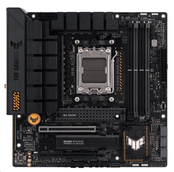 ASUS MB Sc AM5 TUF GAMING B650M-PLUS WIFI, AMD B650, 4xDDR5, 1xDP, 1xHDMI, WI-FI, mATX