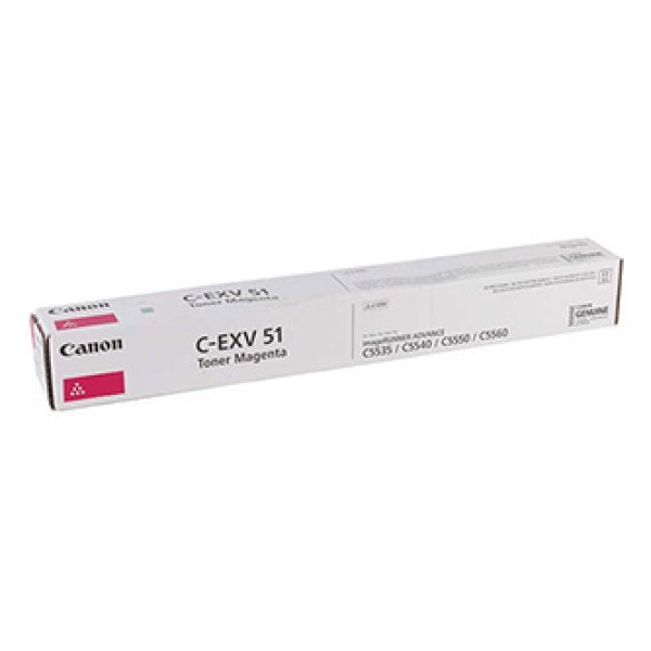 Toner CANON C-EXV51, 0483C002 purpurový (60 000 stran)