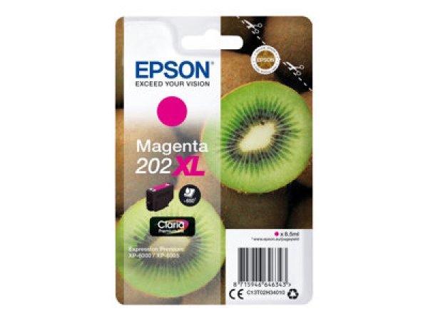 Náplň EPSON C13T02H34010, 202XL purpurová (8,5ml)