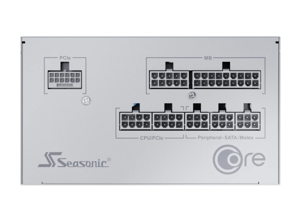 SEASONIC zdroj Core GX 650W White, 120mm, Plně modulární, 80+ Gold, ATX 3.1