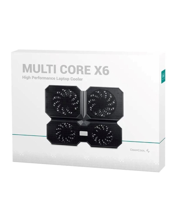 DEEPCOOL Chladící podložka Multi Core X6, pod notebook, černá