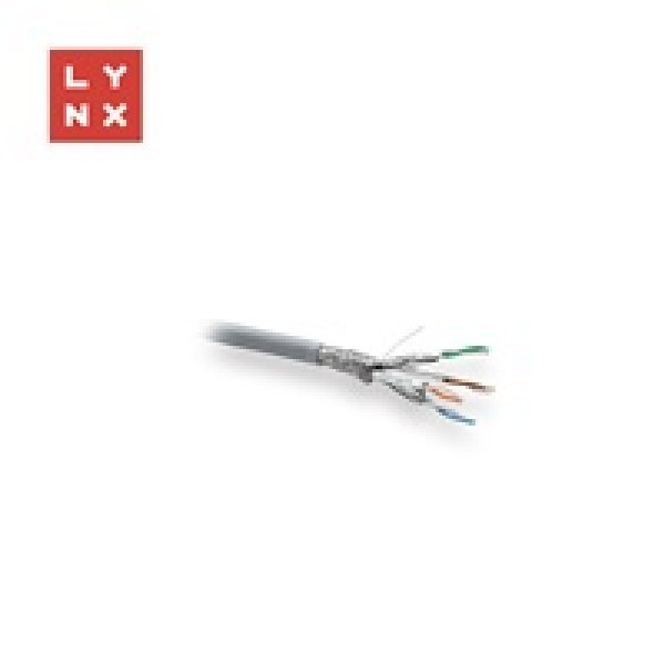 LYNX SFTP kabel, Cat6a, LSZH, celoměděný, vnitřní, šedý, cívka 500m?v=1755466814