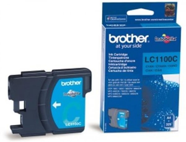 Náplň BROTHER LC-1100C azurová (325 stran)