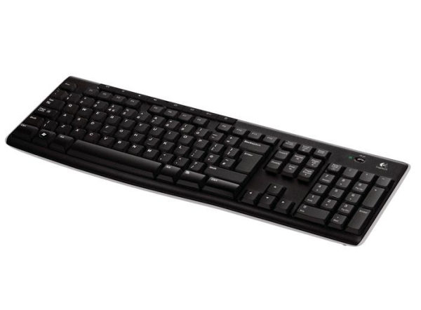 Logitech K270/Bezdrátová USB/CZ-SK layout/Černá
