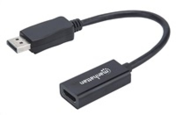 MANHATTAN Adaptér, DisplayPort, DP-Male/HDMI-Female, černý?v=1763419203