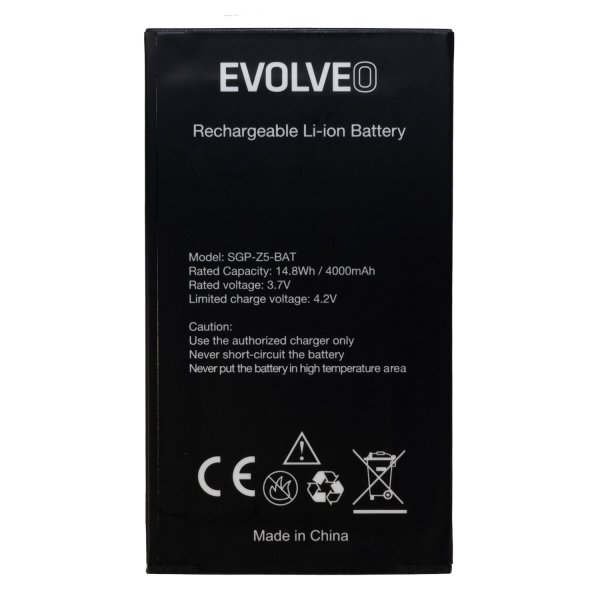 EVOLVEO baterie SGP-Z5-BAT 4000 mAh Li-Ion pro StrongPhone Z5, bulk