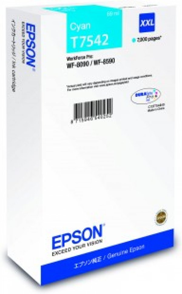 Náplň EPSON C13T754240 azurová (7 000 stran)
