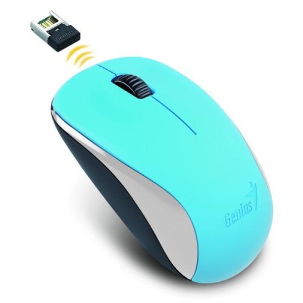 Genius NX-7000/Kancelářská/Blue Track/Bezdrátová USB/Modrá