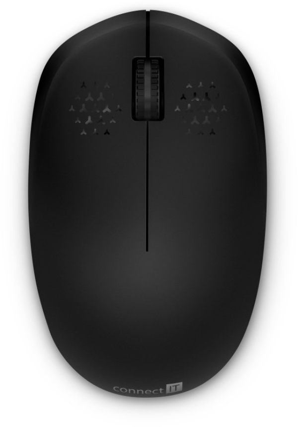 CONNECT IT Set Klávesnice+myš OfficeBase Wireless Combo, bezdrátová, černá