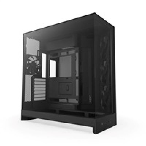 NZXT skříň H9 Flow dvoukomorová ATX / 4x140mm fan / až 10xfan / perforovaný top / proskl. bočnice, front / černá