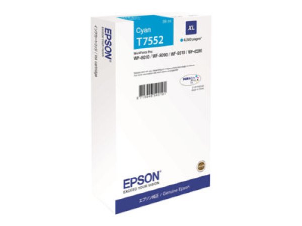 Náplň EPSON C13T755240 azurová (4 000 stran)