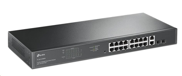 TP-Link CCTV Easy Smart switch TL-SG1218MPE (16xGbE, 2xGbE/2xSFP combo, 16xPoE+, 250W)