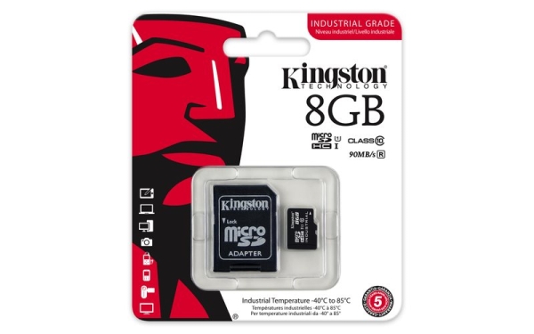 Kingston Industrial/micro SDHC/32GB/100MBps/UHS-I U3 / Class 10/+ Adaptér