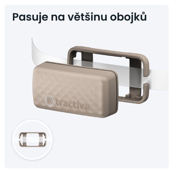 Tractive GPS CAT Mini, Hnědá