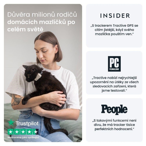 Tractive GPS CAT Mini, Hnědá