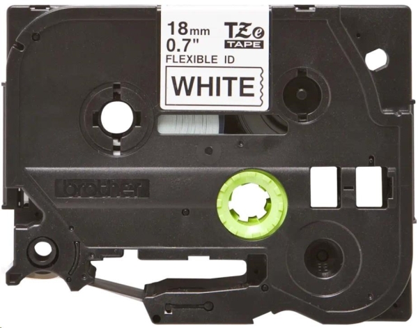 BROTHER TZEFX241 - kazeta TZ šírky 18mm, flexibilní páskou TZE-FX241, bílá/černé písmo