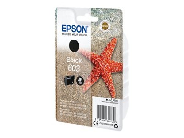 Náplň EPSON 603, C13T03U14010 černá (3,4 ml)