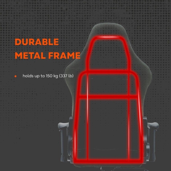 CANYON gaming chair Crest FCH01 Fabric Grey