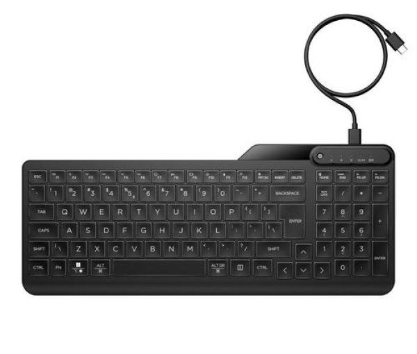HP 405 Multi-Device Wired Backlit Keyboard CZ/SK