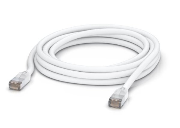 Ubiquiti Patch kabel, venkovní, STP, Cat.5e, 5m, bílá