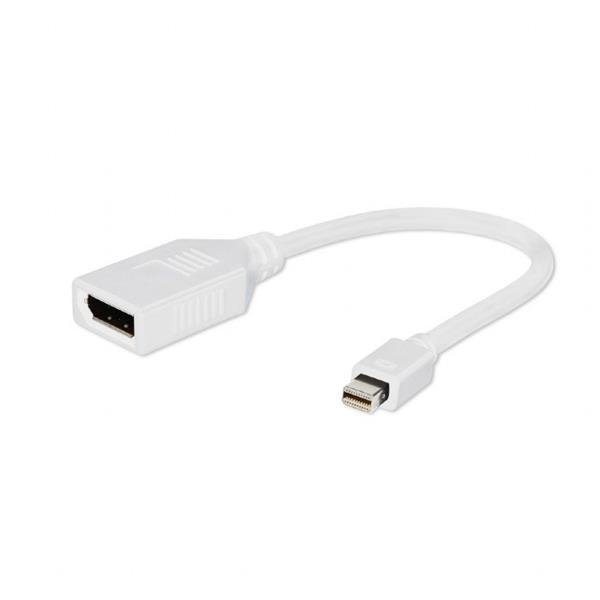 GEMBIRD Redukce miniDisplayport - Displayport 10cm (M/F) bílá